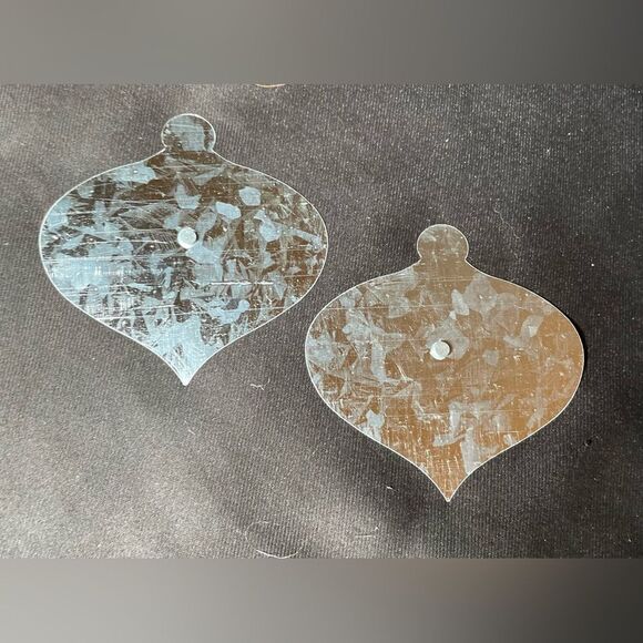 🎄❤️🎄 NEW Christmas Ornament Shape Metal Magnets Ready to Personalize 3 Colo… - Picture 9 of 9